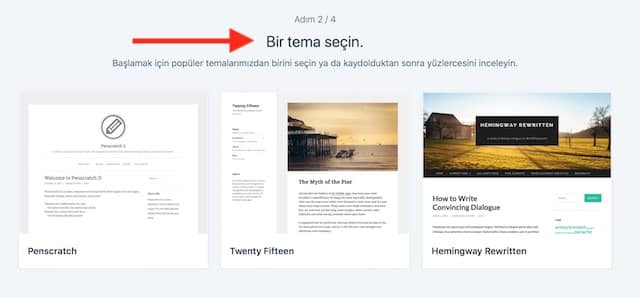 Ücretsiz Blog Açma WordPress Tema Seçimi