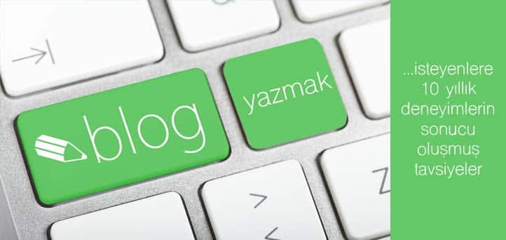 blog yazmak