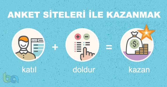 anket ile para kazanma siteleri