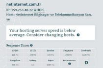 netinternet yurt dışı hız testi