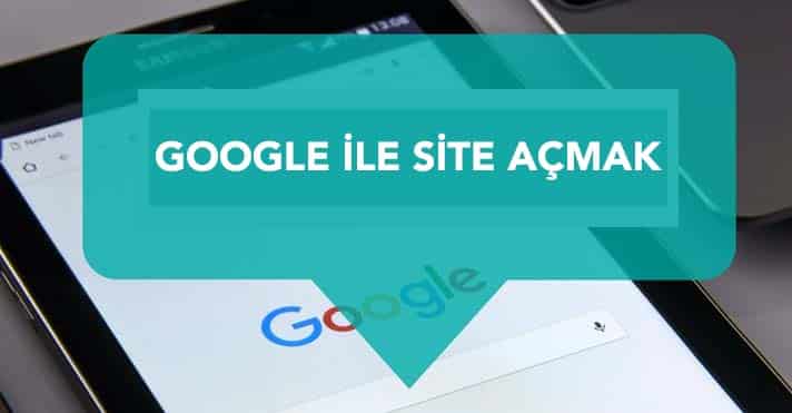 google site açmak