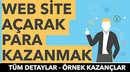 web site açarak para kazanma videosu