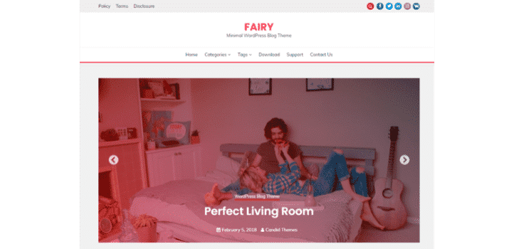 Hızlı wordpress teması - Fairy