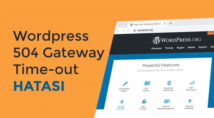 Wordpress 504 Gateway Time-out Hatası 