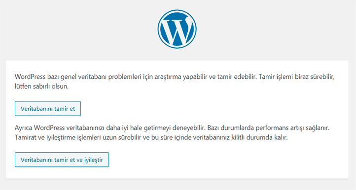 Veritabanı Bağlantısı Kurulurken Hata Oluştu Hatasının Çözümü