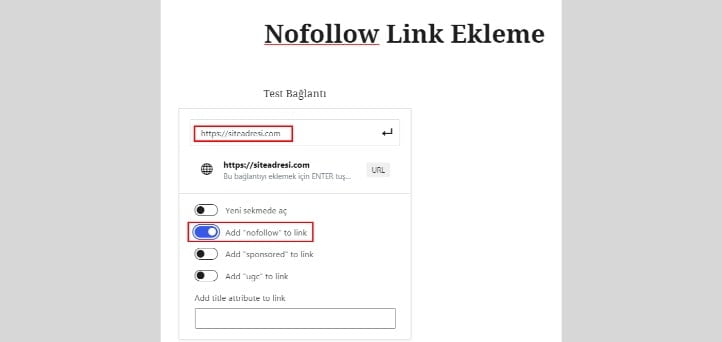 Wordpress Nofollow Link Ekleme - AIOSEO 1