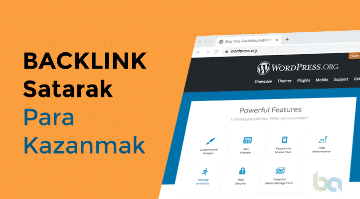 Backlink satarak para kazanmak