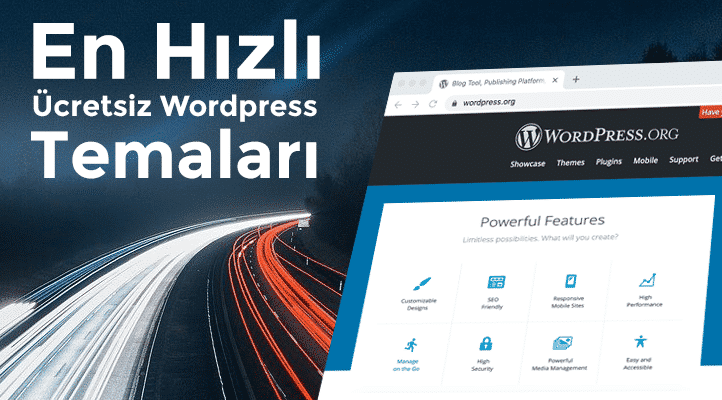 En hızlı wordpress teması