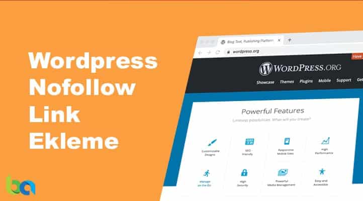 wordpress nofollow link ekleme