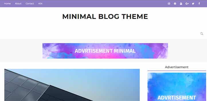 Ücretsiz Sade Blogger Temaları - Minimal