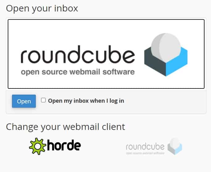 Firma Mail Adresi Açma - Horde ve Roundcube