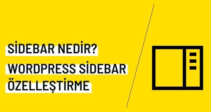 Sidebar Nedir?