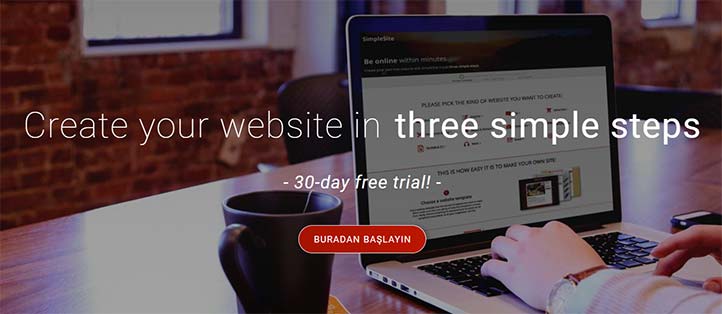 SimpleSite ile Hazır Web Sitesi Oluşturma