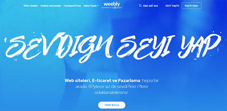 Weebly ile Hazır E-Ticaret Sitesi Açma