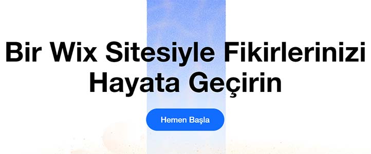 Wix ile Hazır Web Sitesi Oluşturma