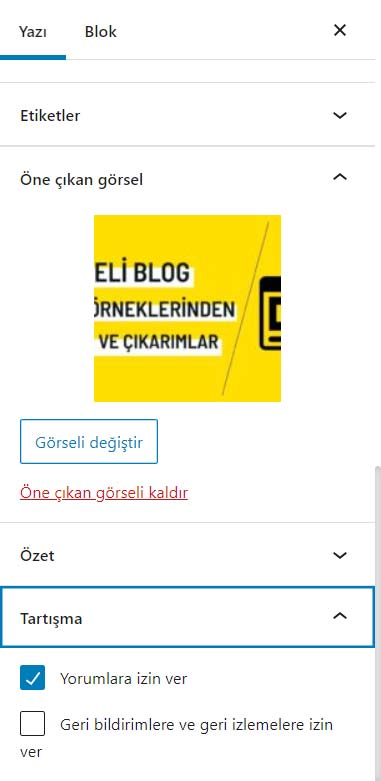 Wordpress Belirli Yazılar için Yorum Yapmayı Kapatma